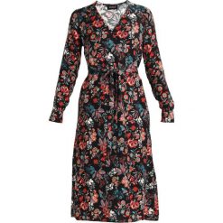 Kookai ROBE FLEURS DAMOUR Sukienka letnia noir. Brązowe sukienki damskie marki Kookai, na lato, bez wzorów, z wiskozy, bez kołnierzyka, bez rękawów. W wyprzedaży za 501,75 zł.