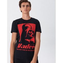 Koszulka Star Wars - Czarny. Czarne koszulki męskie House, s, z motywem z bajki, retro, bez kołnierzyka, bez rękawów. Za 49,99 zł.