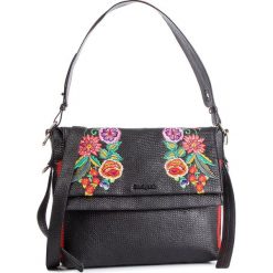 Torebka DESIGUAL - 19SAXPA8 2000. Czarne torebki klasyczne damskie Desigual, bez wzorów, ze skóry ekologicznej, klasyczne, na ramię, bez dodatków. W wyprzedaży za 189,00 zł.