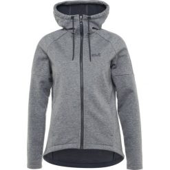 Jack Wolfskin SKY THERMIC HOODED WOMEN Kurtka z polaru medium grey. Czarne kurtki sportowe damskie marki Jack Wolfskin, w paski, z materiału, małe. Za 419,00 zł.