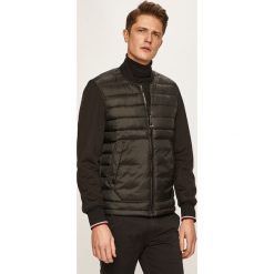 Tommy Hilfiger - Kurtka bomber. Czarne płaszcze męskie TOMMY HILFIGER, s, bez wzorów, z elastanu, krótkie, bez kaptura. Za 1199,00 zł.