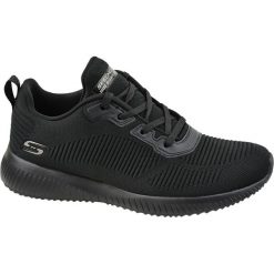 Skechers Bobs Squad 32504-BBK buty sneakers damskie czarne 39. Czarne buty sportowe damskie Skechers, bez wzorów, z tkaniny, sportowe, trekkingowe. W wyprzedaży za 199,99 zł.