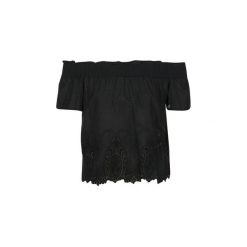 Bluzki Betty London GABALI. Czarne bluzki damskie Betty London, s, bez wzorów, bez kołnierzyka, bez rękawów. Za 103,20 zł.