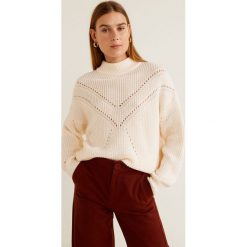 Mango - Sweter Coeur. Szare swetry klasyczne damskie marki Mango, s, z dzianiny. Za 89,90 zł.