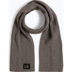 Calvin Klein - Szalik męski z dodatkiem kaszmiru, szary. Szare szaliki męskie marki Calvin Klein, z bawełny. Za 229,95 zł.