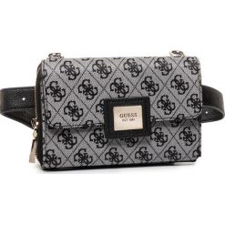 Saszetka nerka GUESS - Candace (SG) Mini HWSG76 68800 BLACK. Szare nerki damskie Guess, z aplikacjami, ze skóry ekologicznej, klasyczne, bez dodatków. W wyprzedaży za 369,00 zł.