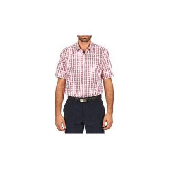 Koszule z krótkim rękawem Pierre Cardin CH MC CARREAU GRAPHIQUE. Białe koszule męskie marki Pierre Cardin, s, bez wzorów, bez kołnierzyka, z krótkim rękawem. Za 311,20 zł.