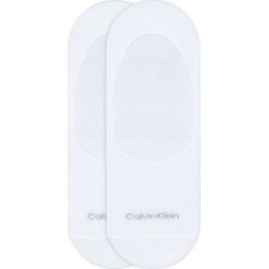 Calvin Klein 2-pack Skarpetki Biały. Białe skarpetki męskie Calvin Klein, bez wzorów, z elastanu. Za 54,95 zł.
