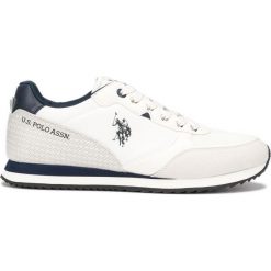 U.S. Polo Assn Bryson Tenisówki Biały. Białe trampki męskie U.S. Polo Assn., bez wzorów, z materiału, bez zapięcia. Za 326,95 zł.