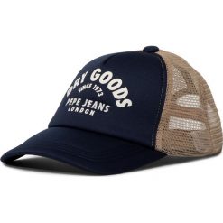 Czapka z daszkiem PEPE JEANS - Bleu Cap PM040467 Old Navy 584. Niebieskie czapki męskie Pepe Jeans, bez wzorów, z bawełny. Za 99,00 zł.