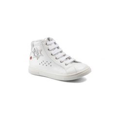 Buty Dziecko GBB SERAPHINE. Białe trampki dziewczęce GBB, bez wzorów, bez zapięcia. Za 149,50 zł.