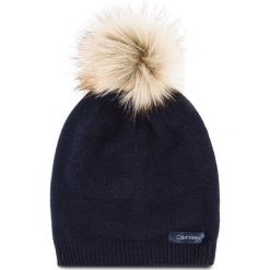 Czapka CALVIN KLEIN - 2 Clrs Pom Beani K60K604715 448. Czarne czapki zimowe damskie marki Calvin Klein Jeans, na zimę, z dzianiny. Za 199,00 zł.