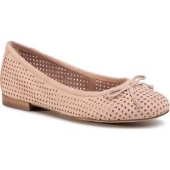 Baleriny CAPRICE - 9-22101-24 Rose Nubuck 541. Różowe baleriny damskie Caprice, bez wzorów, ze skóry, bez obcasa. Za 239,00 zł.