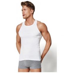 T-shirty męskie: Esotiq & henderson Koszulka Męska 1480 Biały r. 2XL
