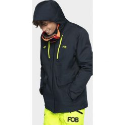 Kurtka snowboardowa męska. Pomarańczowe kurtki męskie na zimę, xxl, bez wzorów, z materiału, z kapturem. W wyprzedaży za 399,99 zł.