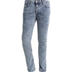 Topman ACID WASH LEO Jeans Skinny Fit blue. Niebieskie rurki męskie marki Topman. Za 169,00 zł.