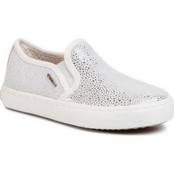 Tenisówki GEOX - J Kilwi G D J62D5D 007AS C0007 M White/Silver. Szare trampki dziewczęce Geox, ze skóry. Za 239,00 zł.