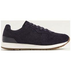 Mango Man - Buty Runlea. Niebieskie buty sportowe męskie Mango Man, z bawełny, na sznurówki. Za 269,90 zł.