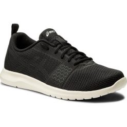 Buty ASICS - Kanmei Mx T849N Black/Black/Birch 9090. Czarne buty sportowe męskie marki Asics, z tworzywa sztucznego, bez zapięcia, do biegania. W wyprzedaży za 179,00 zł.