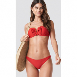 NA-KD Swimwear Dół od bikini - Red. Czerwone bikini NA-KD Swimwear. Za 40,95 zł.