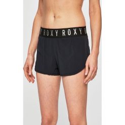 Roxy - Szorty. Czarne spodenki sportowe damskie Roxy, s, bez wzorów, z elastanu, sportowe. W wyprzedaży za 139,90 zł.