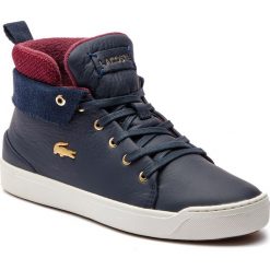 Sneakersy LACOSTE - Explorateur Classic3181CAW 7-36CAW0005B98 Nvy/Off Wht. Niebieskie półbuty damskie Lacoste, ze skóry. W wyprzedaży za 339,00 zł.
