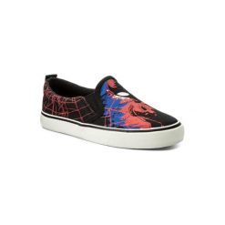 SPIDERMAN CP40-60SPRMV. Czarne trampki chłopięce SPIDERMAN, z motywem z bajki, z materiału, bez zapięcia. Za 59,99 zł.