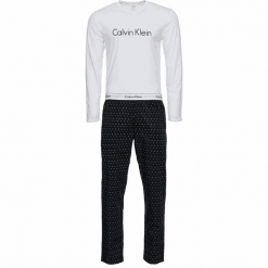 Calvin Klein piżama męska NM1603E L/S PANT SET XL czarny. Czarne piżamy męskie s. Za 329,00 zł.