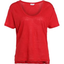 Bluzki, topy, tuniki: Filippa K LINEN SCOOP NECK Tshirt basic rouge