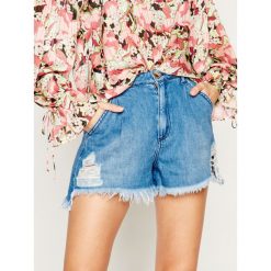 Szorty jeansowe Pinko Ollie PE 20 PDEN 1J10EW Y5X8. Niebieskie szorty damskie Pinko, bez wzorów, z bawełny. Za 649,00 zł.