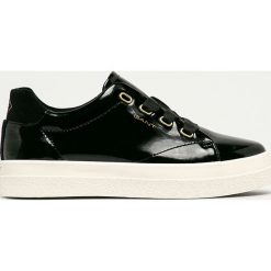 Gant - Buty skórzane Avona. Czarne buty sportowe damskie GANT, bez wzorów, ze skóry, sportowe. Za 479,90 zł.