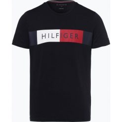 Tommy Hilfiger - T-shirt męski, niebieski. Niebieskie t-shirty męskie TOMMY HILFIGER, xl, bez wzorów, z dżerseju, bez kołnierzyka. Za 179,95 zł.