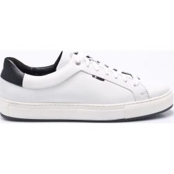 Strellson - Buty. Białe buty sportowe męskie Strellson, ze skóry, na sznurówki. W wyprzedaży za 319,90 zł.