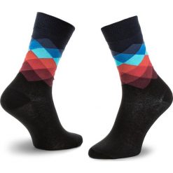 Skarpetki męskie: Skarpety Wysokie Unisex HAPPY SOCKS – FD01-069 Czarny Kolorowy