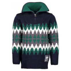 Blue Seven Wzorzysty Sweter Chłopięcy, 128, Niebieski. Niebieskie swetry chłopięce marki Blue Seven. W wyprzedaży za 53,00 zł.
