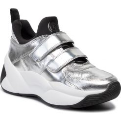 Sneakersy MICHAEL MICHAEL KORS - Keeley Trainer 43F9KEFS1M Silver/Blk. Szare półbuty damskie MICHAEL Michael Kors, ze skóry ekologicznej. W wyprzedaży za 699,00 zł.