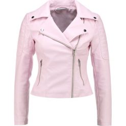 Kurtki damskie: Noisy May Petite NMREBEL JACKET Kurtka ze skóry ekologicznej barely pink