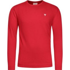 Sweter Guess Colorado M94R56 Z2HK0. Szare swetry męskie Guess, xl, z aplikacjami, z wiskozy, klasyczne, z klasycznym kołnierzykiem, bez kaptura. W wyprzedaży za 169,00 zł.