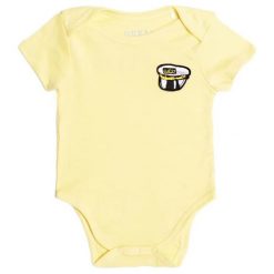 Komplet Body 3 Częściowy. Niebieskie body niemowlęce Guess Kids, z nadrukiem, z bawełny, z krótkim rękawem. Za 89,00 zł.