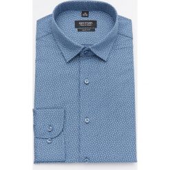 Koszula versone 2928 długi rękaw slim fit niebieski. Niebieskie koszule męskie Recman, m, bez wzorów, bez kołnierzyka, z długim rękawem. Za 179,00 zł.