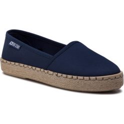Espadryle BIG STAR - DD274413 Navy. Niebieskie espadryle damskie marki BIG STAR, bez wzorów, z tworzywa sztucznego, bez obcasa. Za 79,00 zł.