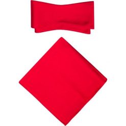 Mucha jedwabna MUT0003188. Czerwone muszki męskie Giacomo Conti, bez wzorów, z jedwabiu, eleganckie. Za 129,00 zł.