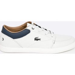 Lacoste - Buty. Szare buty sportowe męskie marki Lacoste, ze skóry, na sznurówki. W wyprzedaży za 339,90 zł.
