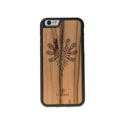 IPhone 6/6S Drewniane etui Parzenica Jabłoń. Brązowe etui damskie marki Bewood, z lakierowanej skóry. Za 109,00 zł.