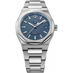 ZEGAREK GIRARD PERREGAUX LAUREATO 38 MM. Niebieskie zegarki męskie marki GIRARD-PERREGAUX, szklane. Za 46690,00 zł.