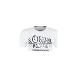 T-shirty męskie: S.Oliver T-Shirt Męski L Biały
