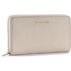 Portfele damskie: Duży Portfel Damski COCCINELLE – AW5 Mettalic Soft E2 AW5 11 32 01 Seashell 143