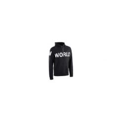 Bluza z kapturem do tańca miejskiego męska. Czarne bluzy męskie DOMYOS, m, bez wzorów, z elastanu, z kapturem, bez rękawów, z kapturem. Za 139,99 zł.