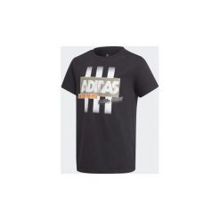 T-shirty z krótkim rękawem Dziecko adidas Graphic Tee. Czarne t-shirty chłopięce Adidas, bez wzorów, z krótkim rękawem. Za 89,95 zł.