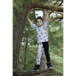 T-shirty chłopięce: Bluzka black paws